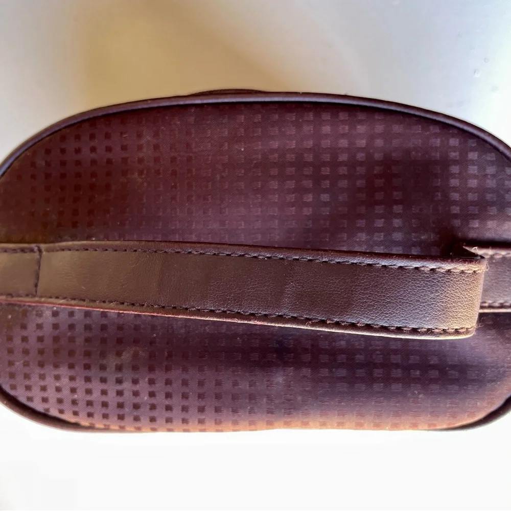 ESTEE LAUDER Burgundy Vinyl Cosmetics Travel TRAIN CASE